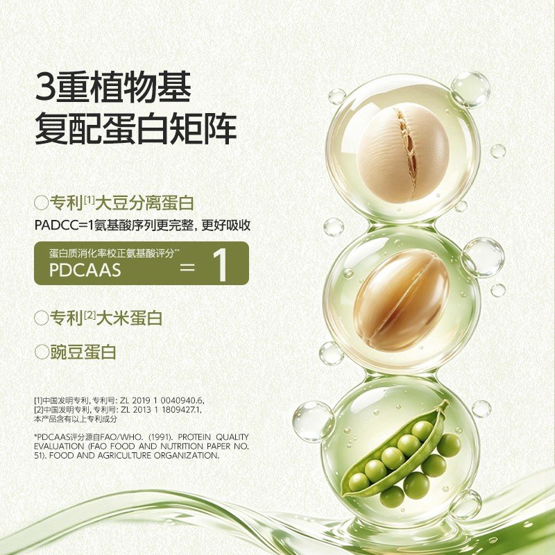 【90%高蛋白】谷本日记蛋白粉不含乳糖运动充营植物高蛋白Q