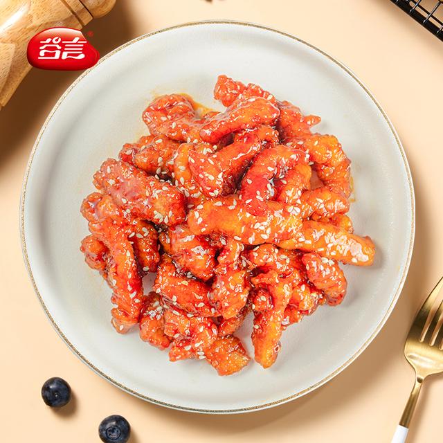 谷言预制菜正版糖醋里脊大包装半成品家常开胃菜鸡肉制品【DR】