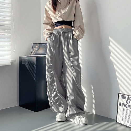 蜜略酷飒工装大码显瘦时尚休闲裤