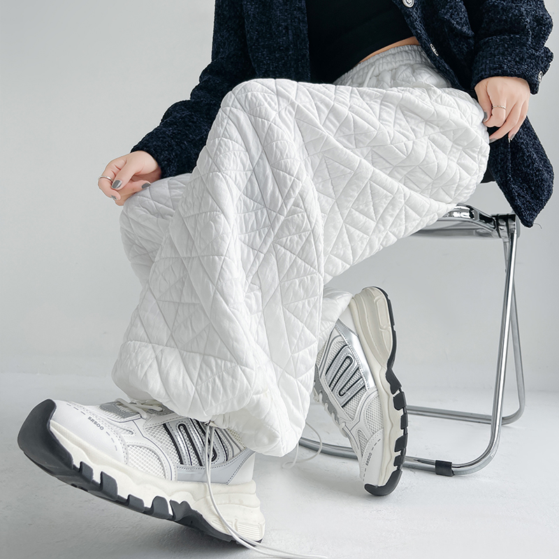 蜜略大码显瘦胖mm阔腿裤梨形身材