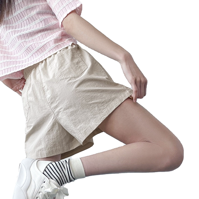 蜜略大码宽松阔腿短裤领券下单