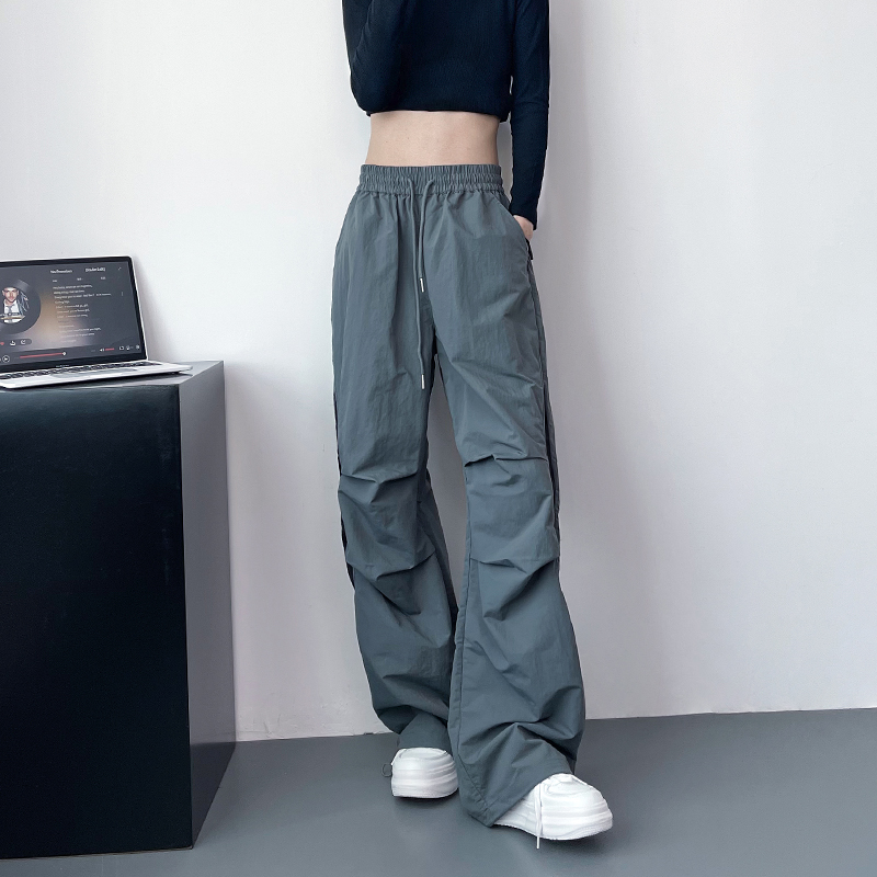 蜜略大码显瘦帅气阔腿裤领券下单