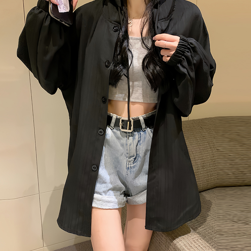 蜜略大码夏季宽松防晒服