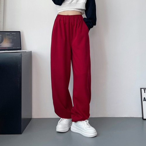 蜜略大码休闲束脚卫裤领券下单