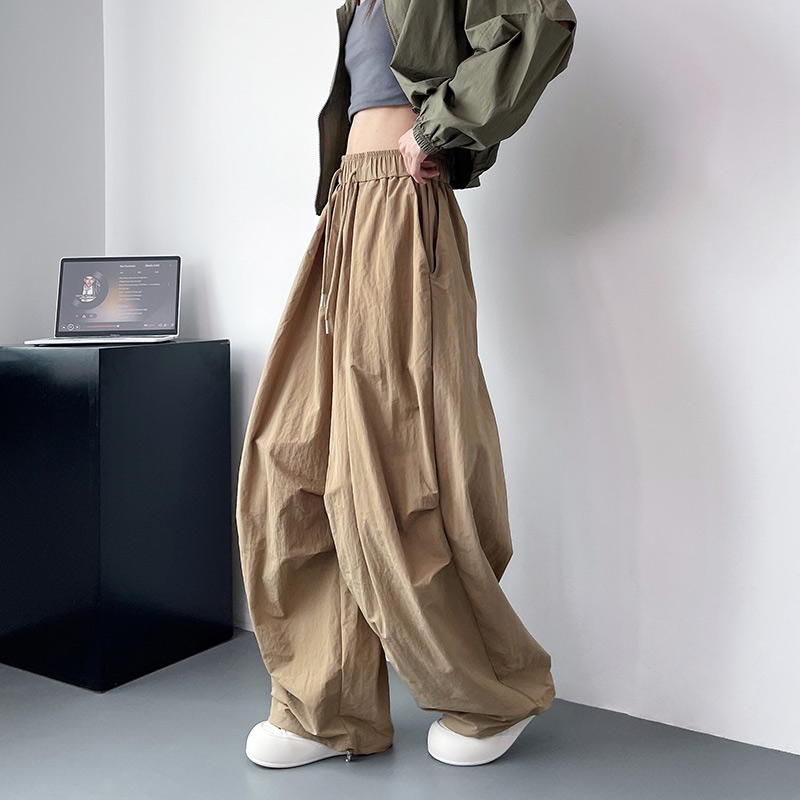 蜜略秋季显瘦新款阔腿裤领券下单