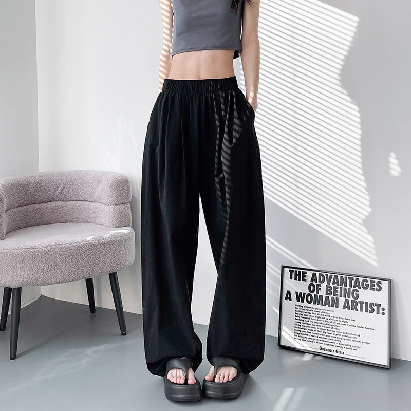 慵懒风阔腿裤女夏季薄款宽松显瘦休闲裤大码胖mm小个子拖地山本裤,女装/女士精品,大码裤装,淘宝优惠券,粉丝福利购,淘宝优惠卷