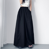 大码 胖mm梨型身材显瘦垂感休闲裙裤 冰丝奶芙软糯防晒阔腿裤 女夏季