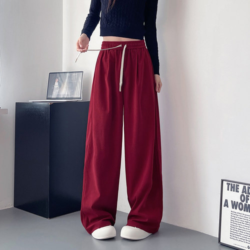 大码加厚显瘦百搭休闲直筒裤蜜略