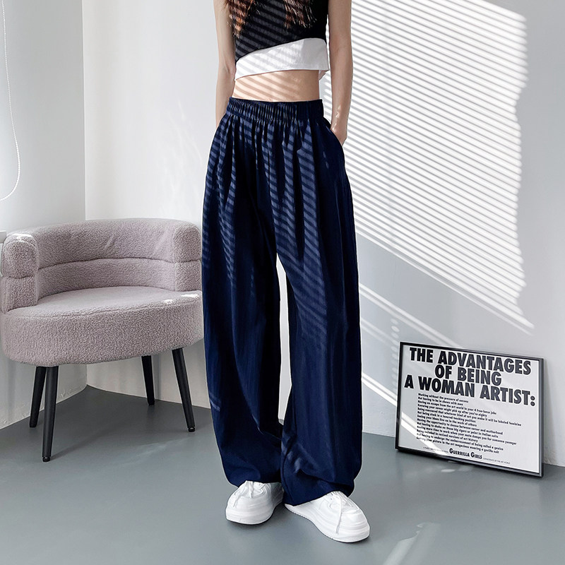 宽松显瘦阔腿裤女夏季薄款大码胖mm运动休闲裤高腰垂感拖地山本裤,女装/女士精品,大码裤装,淘宝优惠券,粉丝福利购,淘宝优惠卷