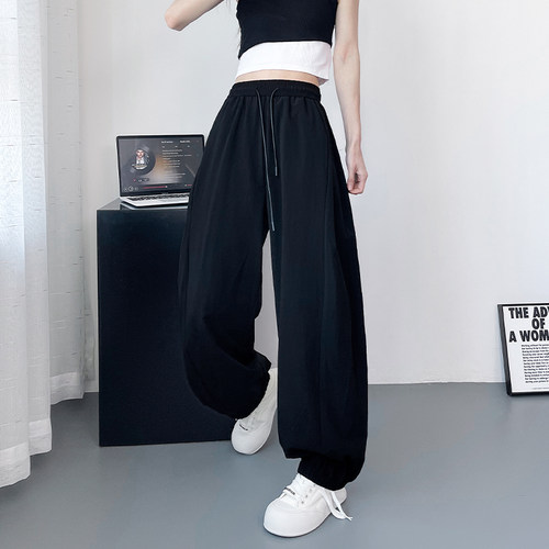 蜜略大码宽松显瘦灯笼裤领券下单