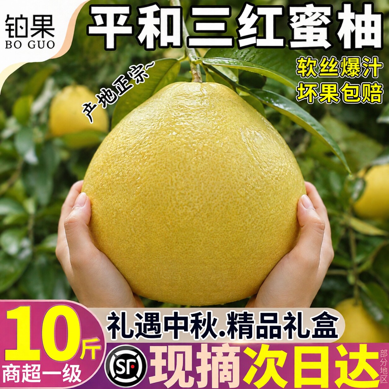 老树果丨平和三红柚顺丰包邮