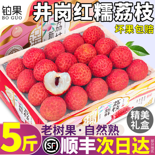 顺丰次日达丨井岗红糯荔枝抢先尝