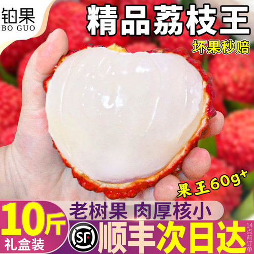 顺丰次日达丨老树荔枝王10斤礼盒