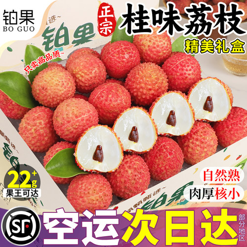 空运次日达丨5斤桂味荔枝礼盒