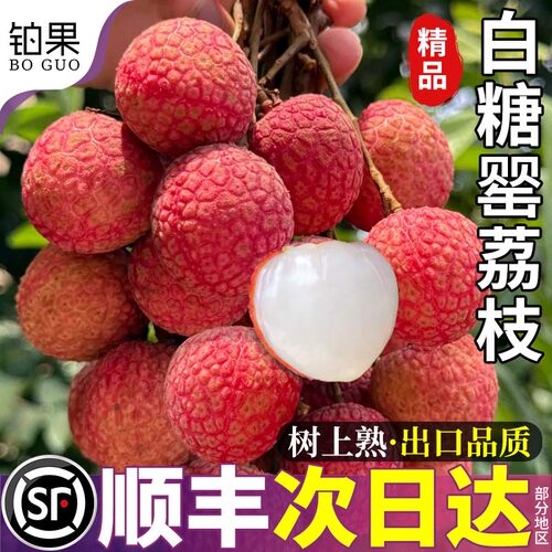 空运次日达丨白糖罂荔枝拒绝泡水