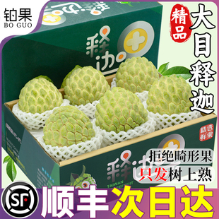 順豐 鳳梨番荔枝林檎佛頭大果 包郵 5斤泰國大目釋迦果新鮮水果當(dāng)季