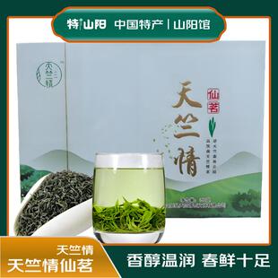 山阳特产馆 2024茶叶绿茶秦岭高山茶炒青陕南陕青耐泡雨前一级