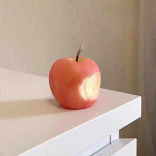 苹果香薰蜡烛摆件礼盒生日礼物小众高级送礼高级创意室内家用持久