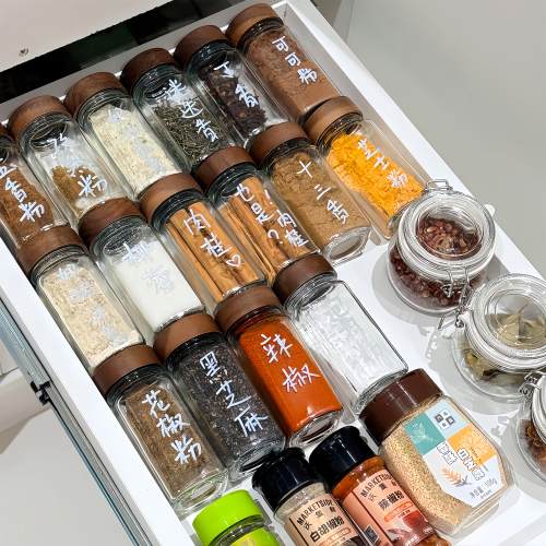 【厨房小角落】调料瓶厨房专用调料罐胡椒撒料玻璃家用分装调味品