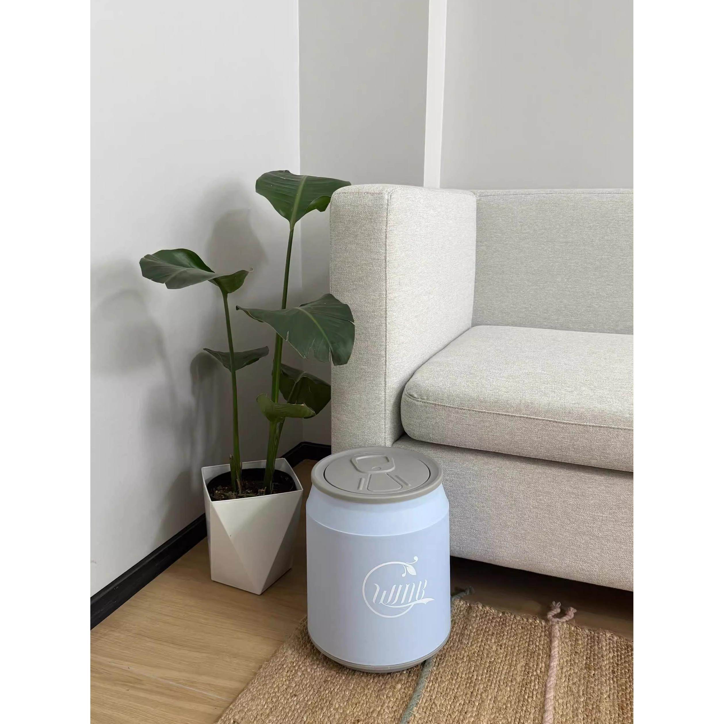 垃圾桶高颜值ins风垃圾篓客厅卧室家用2025新款大容量带盖可移动