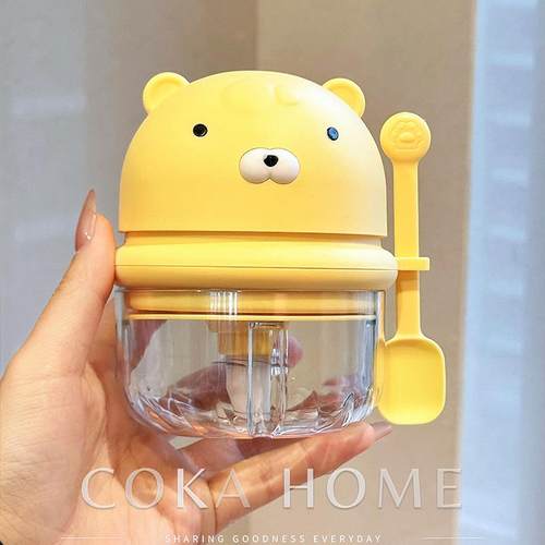 蒜泥神器搅碎机捣蒜器电动绞肉机蒜蓉研磨器辅食切姜石臼厨房家用