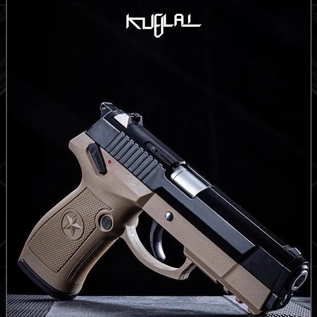 库拜莱官方正品P25激光玩具枪92模型不可发射成人训练模拟玩具枪