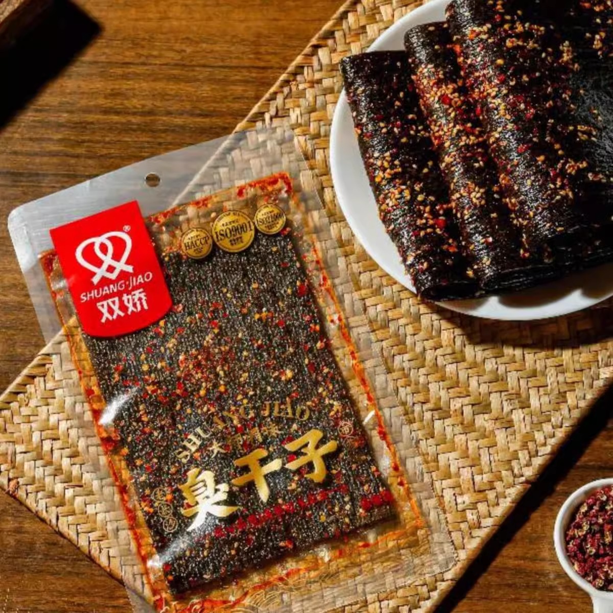 老长沙特产双娇臭干子58g*1包辣条辣片小吃网红儿时经典麻辣零食