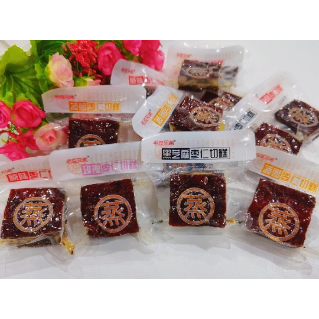 新货毛豆兄弟玫瑰枣仁切糕枣夹核桃枣仁派枣糕独立小包装休闲办公
