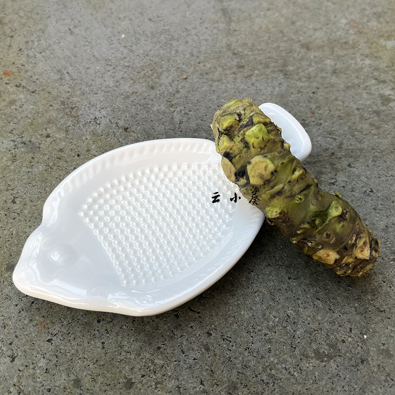 山葵研磨工具鱼形陶瓷磨姜器 蒜其它工具