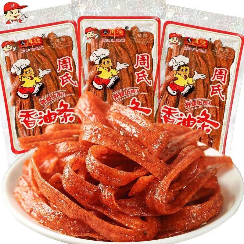 山姆冠名周再德 周氏香油条148g/袋 湖南特产香辣面筋咸香适口休
