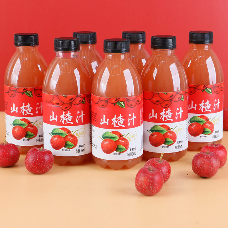 山姆冠名350ml*6瓶山楂汁果味饮料解腻开胃风味饮品整箱