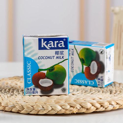 山姆冠名佳乐椰浆盒装kara浓椰汁烘焙缩杨枝甘露经典芋圆特商用小
