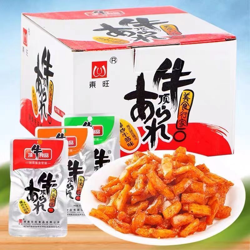 山姆冠名顶牛素牛筋盐焗爆炒素牛筋休闲麻辣零食儿时怀旧牛筋辣条