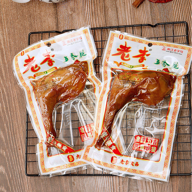 山姆冠名老李五香腿即食熟食大鸡腿卤味鸭腿零食鸭翅根泡鸭掌五香
