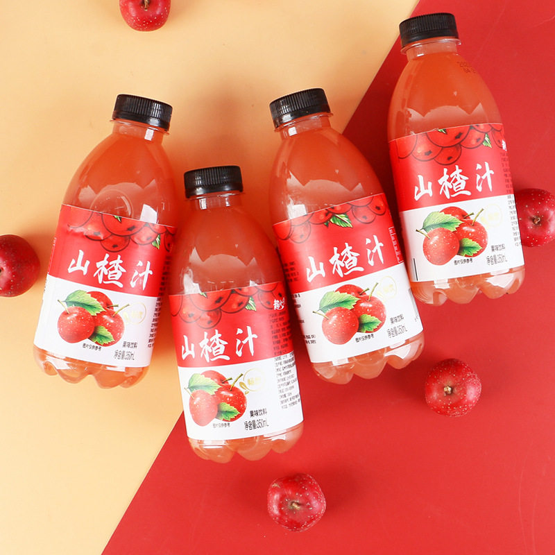 山姆冠名山楂汁瓶装整箱老少皆宜酸甜饮品社区便利店夜市地摊热销