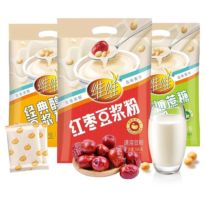 山姆冠名维维豆浆粉500g/袋装 红枣豆浆蔗糖营养美味早餐黄豆浆粉