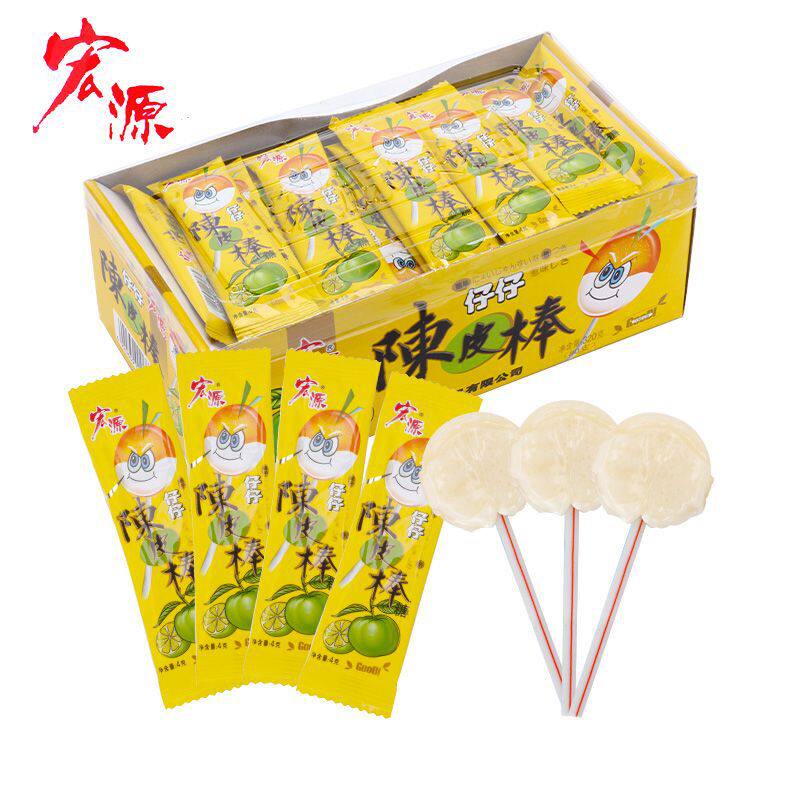 山姆冠名宏源陈皮糖仔仔棒棒棒糖果 网红小时候零食散装喜糖结婚