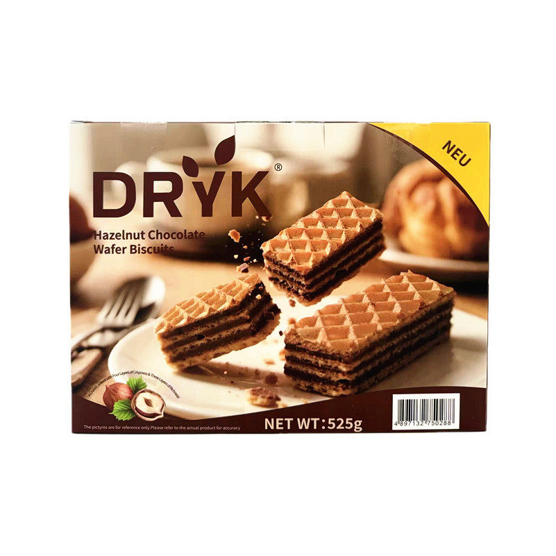 山姆冠名DRYK迪氪榛子威化巧克力饼干525g礼盒装 年节礼品量贩零