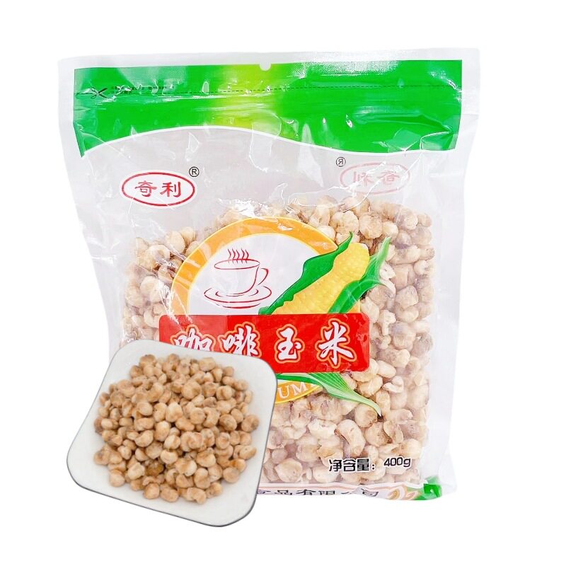 山姆冠名奇利400g咖啡玉米 休闲办公室零食 奶油味包谷豆重庆一可