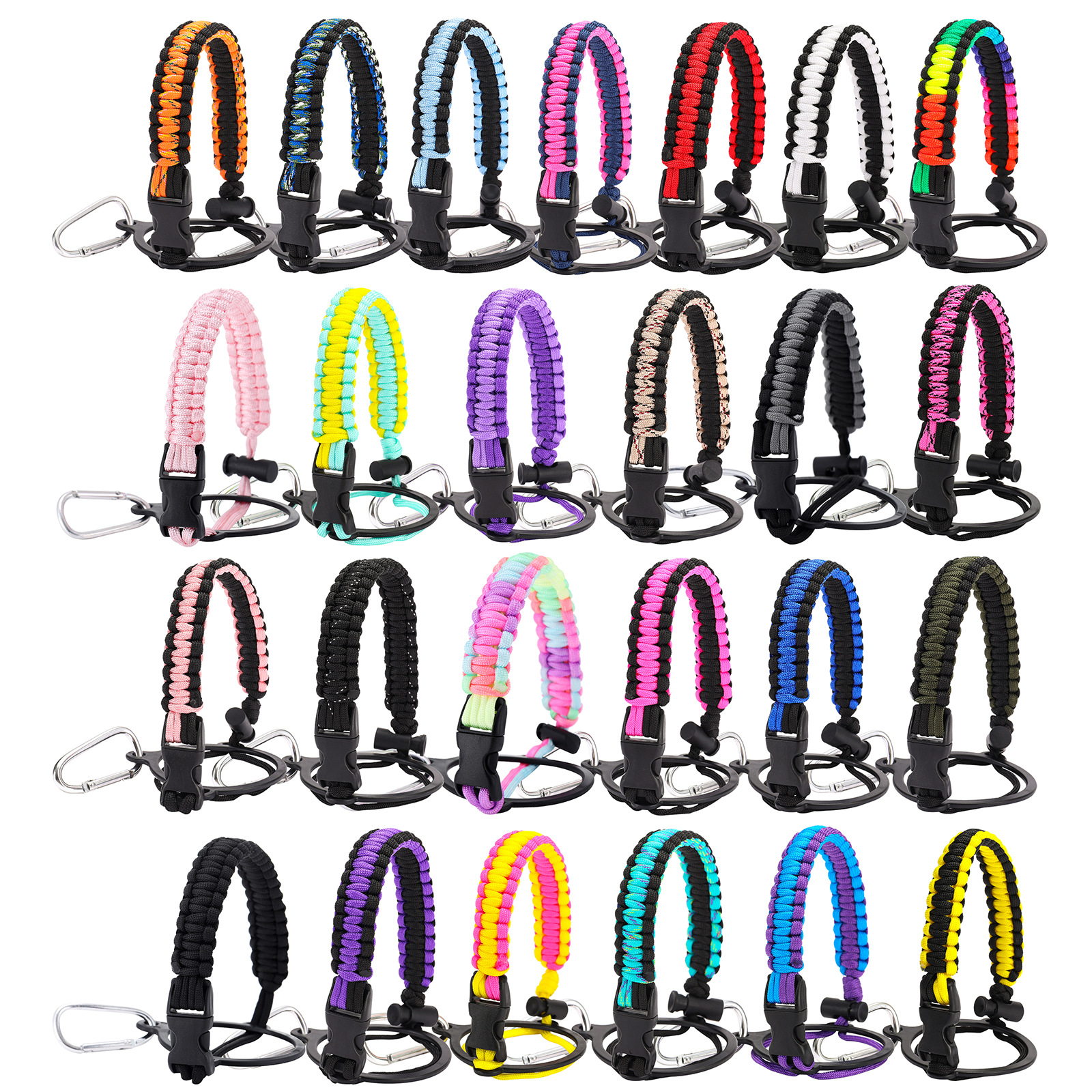 跨境hydroflask大口太空壶杯绳保温杯手提绳水杯拎绳手提带伞绳