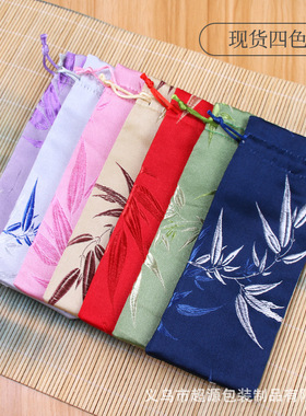 定制梳子收纳袋木梳包装袋牛角梳绒布袋中国风束口抽绳梳子袋子