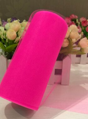 15cm*10码美国网纱卷生日装饰薄纱 圣诞万圣节舞台布置tulle roll