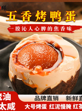 御福缘20枚整箱家庭装五香烤鸭蛋流油咸鸭蛋正宗农家散养红心咸蛋