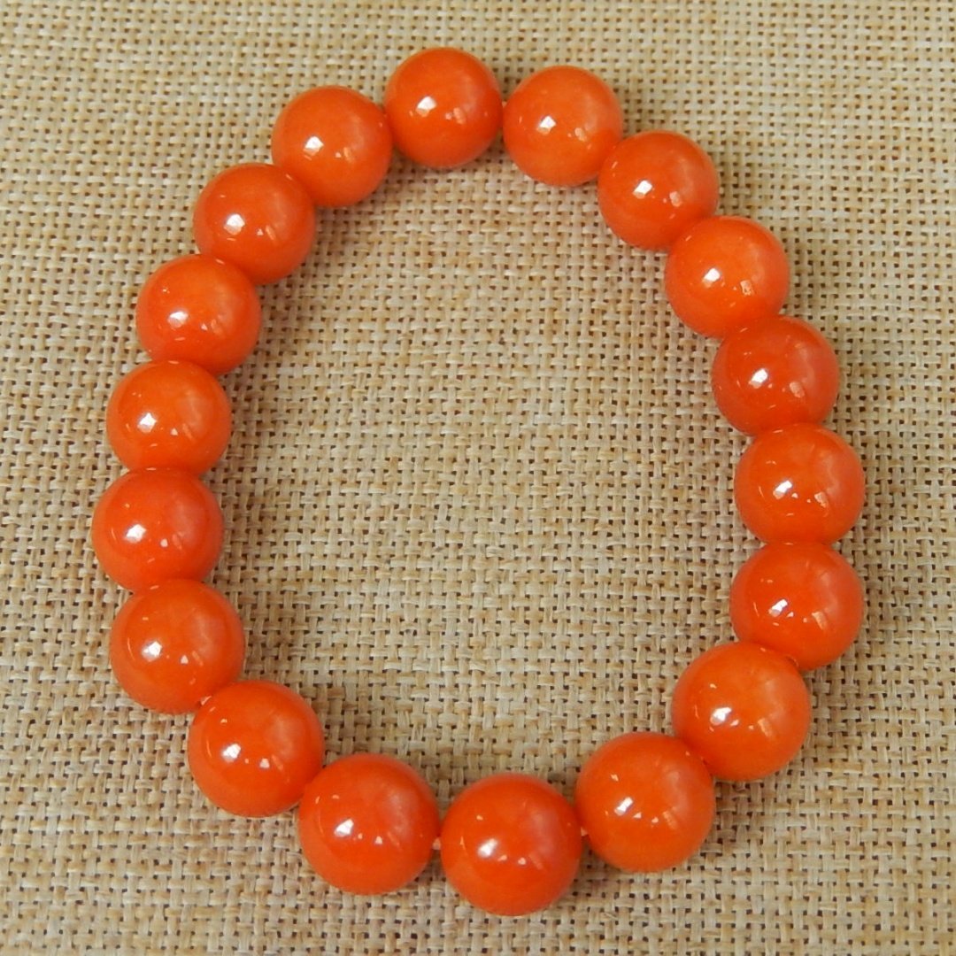 缅甸A货翡翠原石半明料玉石毛料大马坎满色红翡珠子手串手链K9020