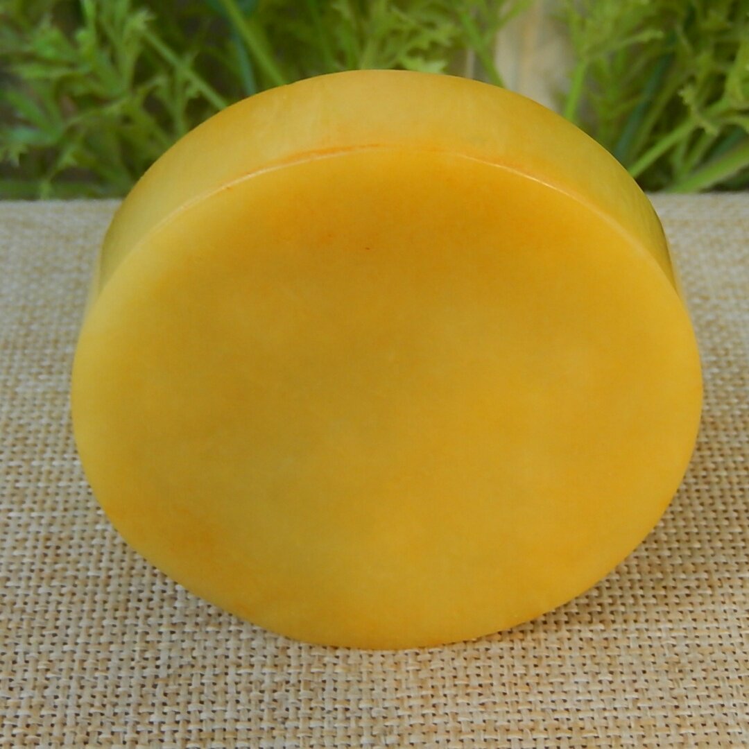 缅甸A货翡翠原石半明料玉石毛料大马坎黄翡手镯芯边角料牌子K9390