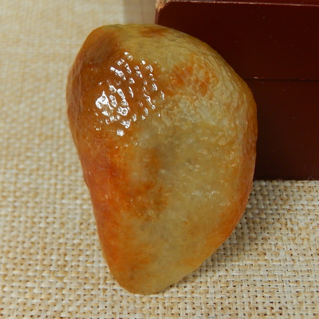 缅甸A货翡翠原石明料玉石毛料大马坎红翡俏色料子边角料挂件K7221