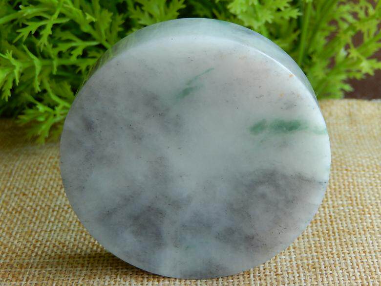 缅甸天然A货翡翠原石半明料玉石毛料乌鸡种飘花手镯芯边角料Y3292