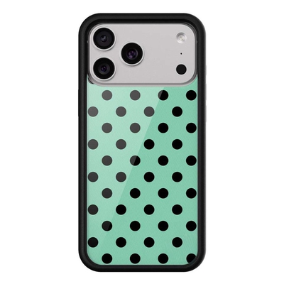 wf手机壳青瓷绿波点适用苹果手机壳iPhone17promax手机壳16pro硬壳14欧美17pro防摔15可爱18pro小红书同款