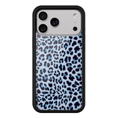 野花wf手机壳蓝色豹纹/紫色/黑白小猫适用苹果18promax/17Pro手机壳iphone16/15/14/13/Pro/Max防摔波点高级