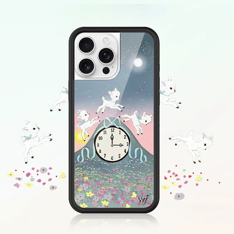 wildflower手机壳wf手机壳花田小羊Laufey新款适用iPhone16/15/14/13ProMax苹果17Pro手机壳奶昔猫咪WF欧美